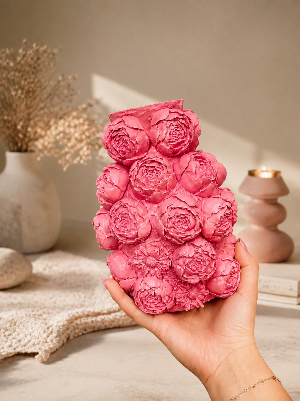 Peony Puff (Bubblegum Pink)