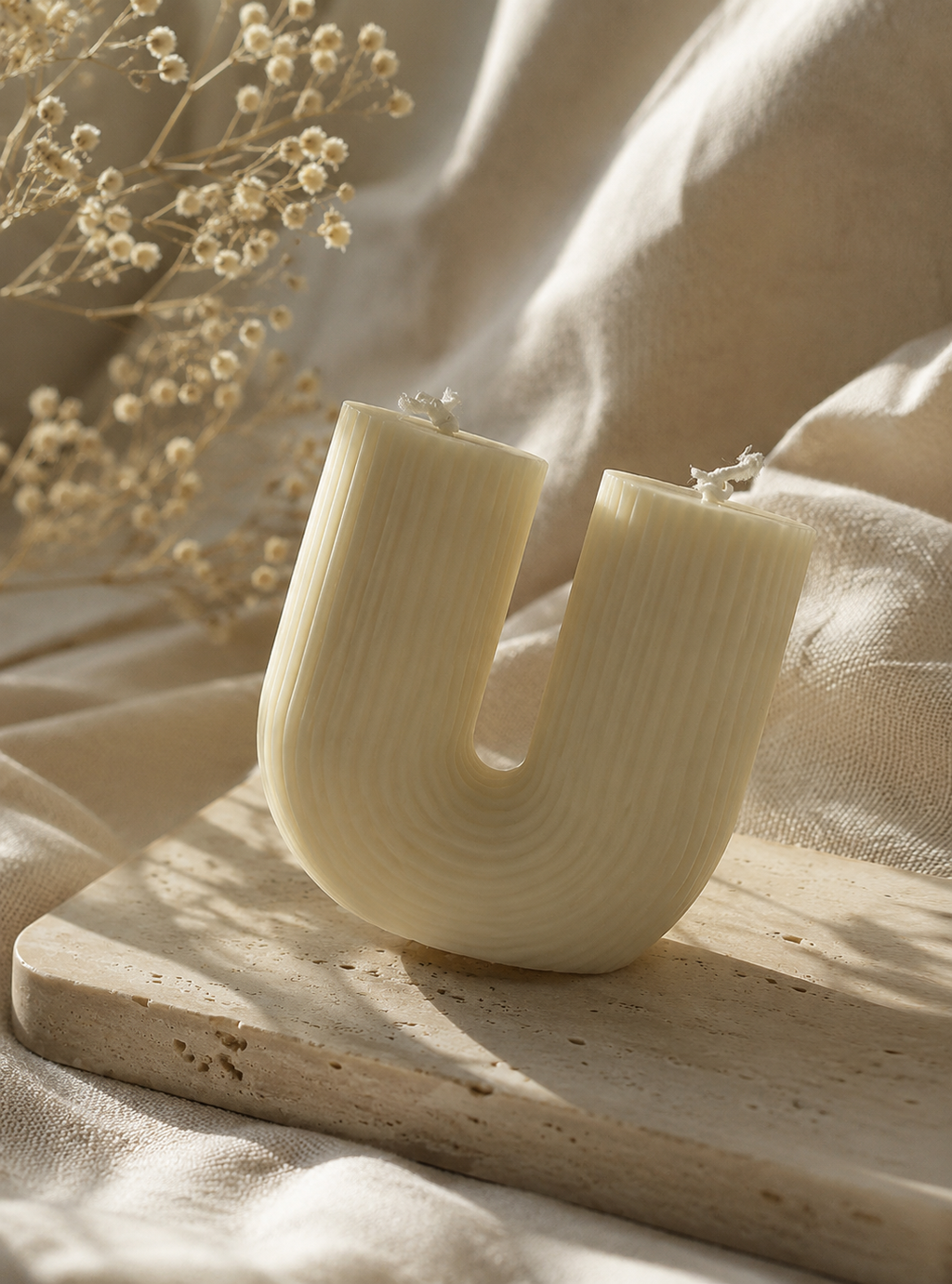 U-Shaped Candle