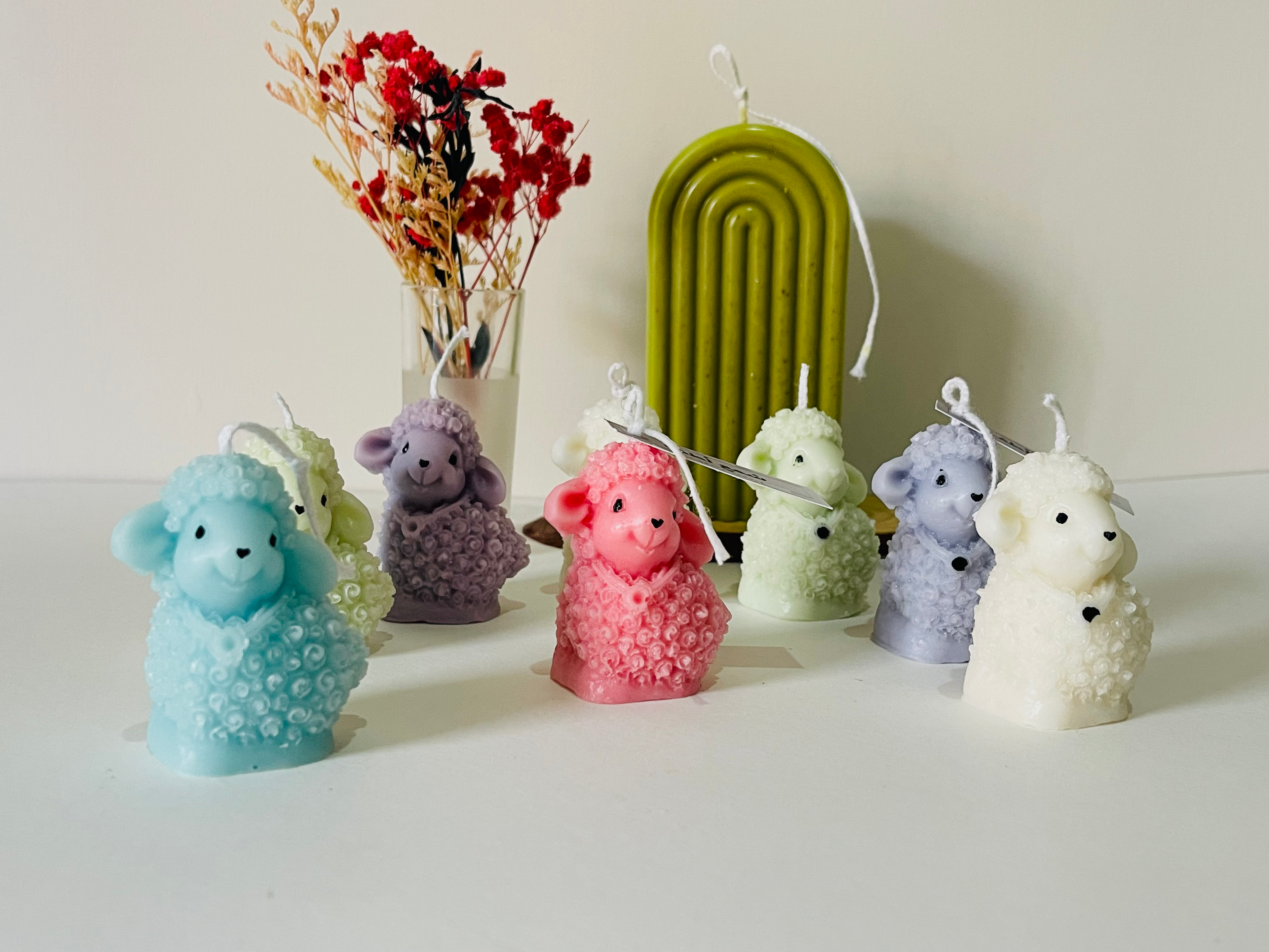 Sheep candle