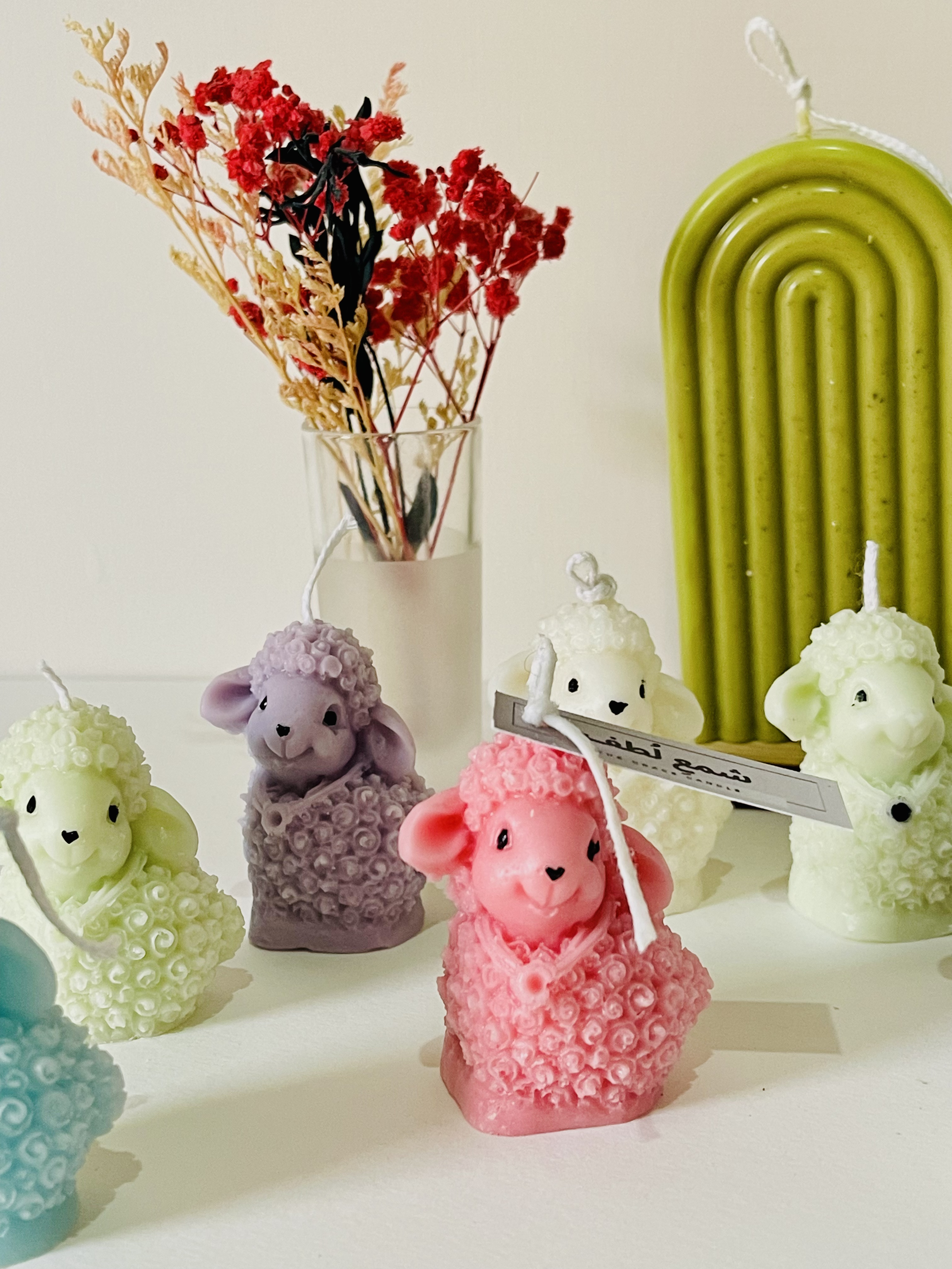 Sheep candle