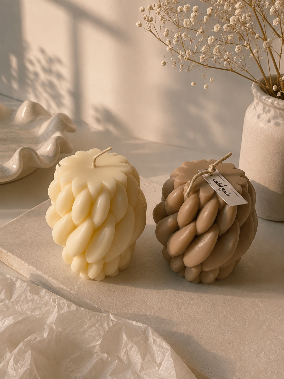 Swirl Rope Candle