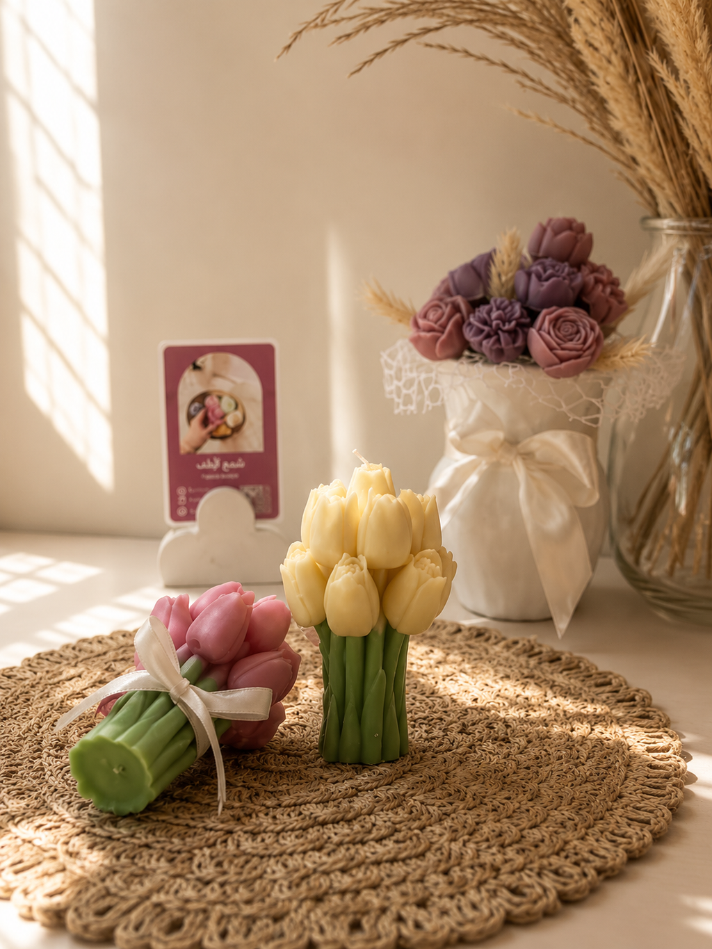 Tulip Bouquet Candle